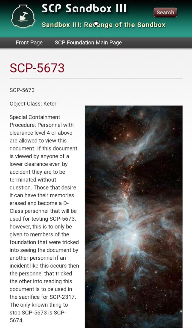 SCP-5673-1, Wiki