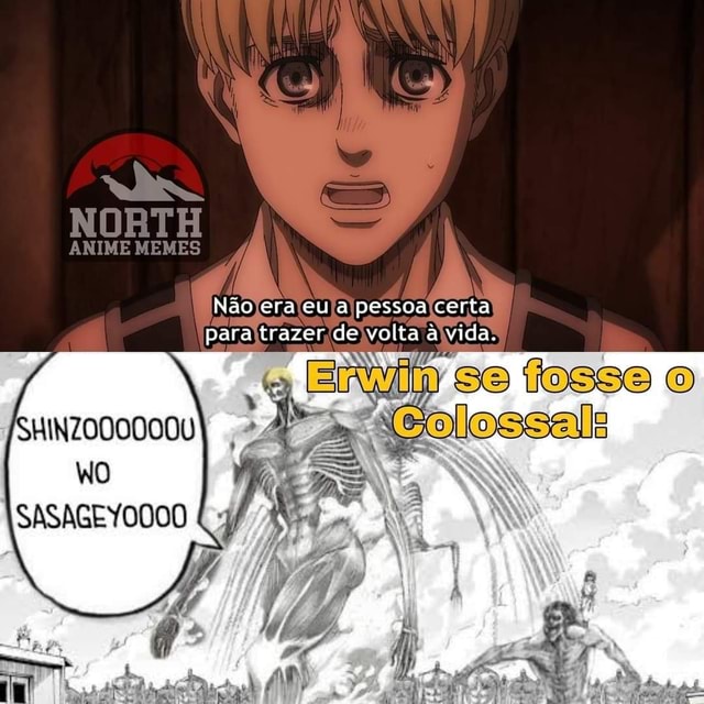 Ocê está preparado? FATOSDE SCONHECIDOS COM BR Attack on Titan não terá um  final feliz Os personagem Uevilgente? - iFunny Brazil