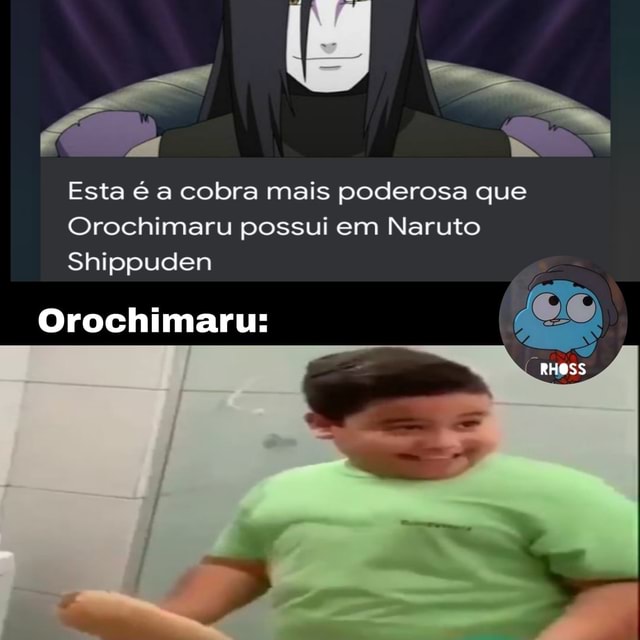 Naruto Shippuden Dublado - Sasuke pega na cobra de Orochimaru Animes  Dublados Brasil - 870 mil visualizações - há ano - iFunny Brazil