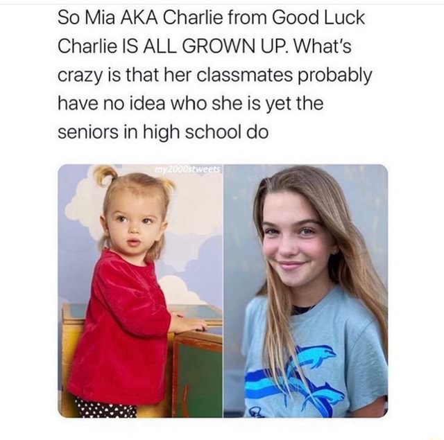 Girl from Good Luck Charlie and popular meme has started high