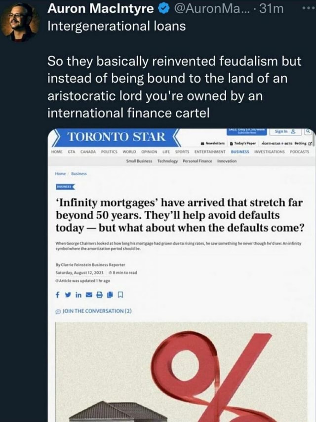 Auron Macintyre AuronMa... Intergenerational loans So they