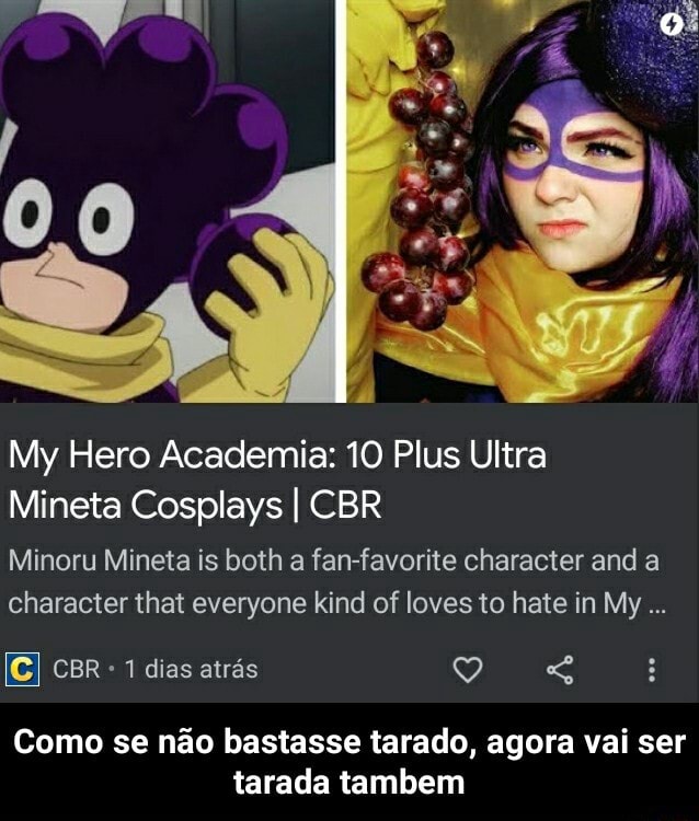 Por que Mineta de Boku no Hero é tão odiado?