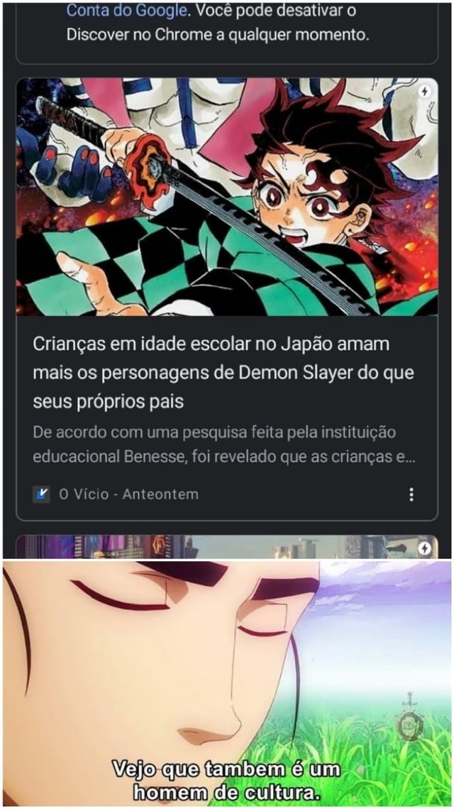 A idade dos personagens de Demon Slayer - O Vício