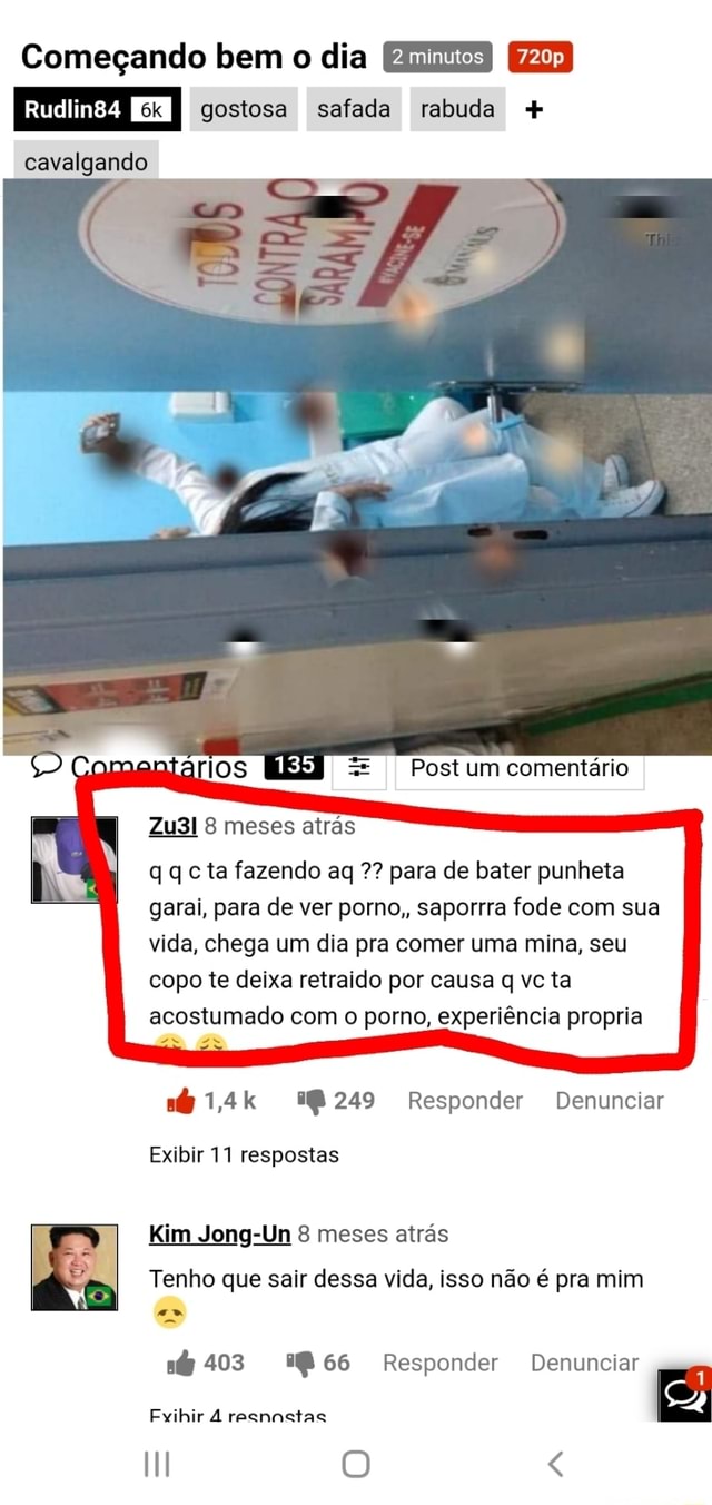 Começando bem o dia gostosa safada rabuda + cavalgando Post um comentário  Zu3l 8 meses atrás qq cta fazendo ag para de bater punheta I garai, para de  ver porno, saporrra fode