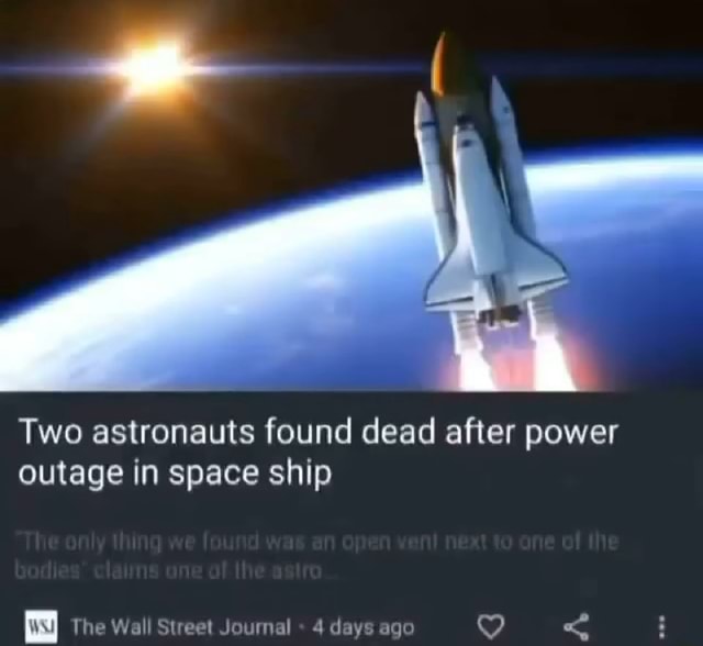Have Any Dead Bodies Been Recovered From Space?