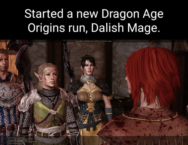 no spoilers] I remade the Dalish Origin art with my gal Mahariel : r/ dragonage