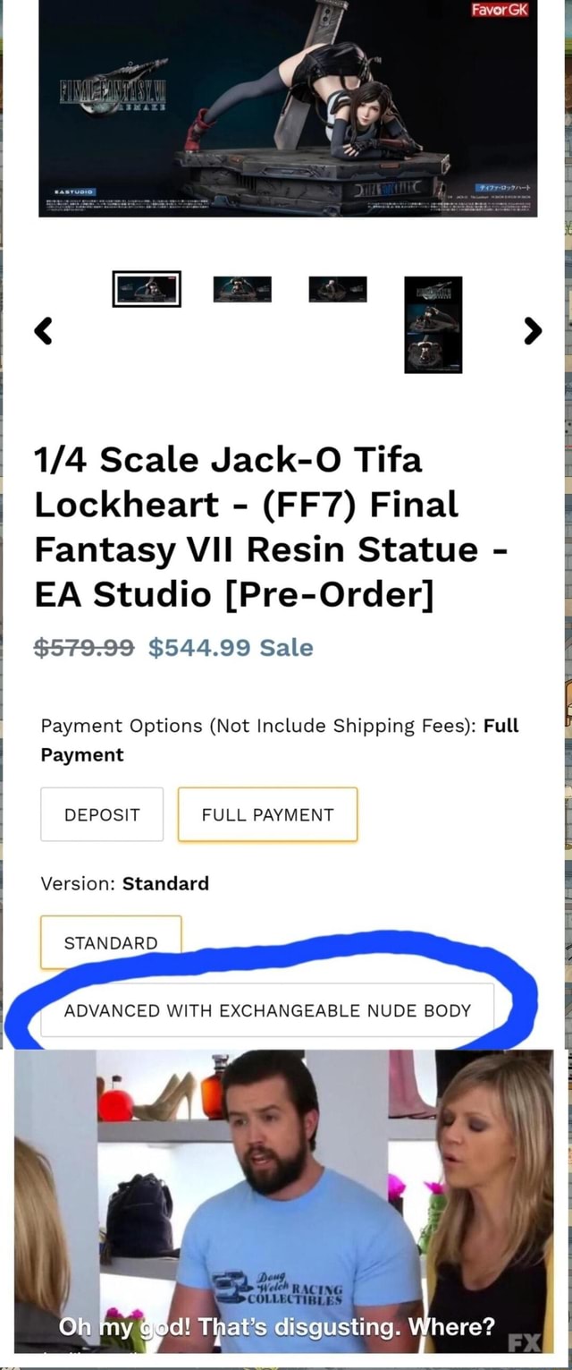 Favor GK Scale Jack-O Tifa Lockheart - (FF) Final Fantasy VII Resin Statue  - EA Studio [Pre-Order] $579-99 $544.99 Sale Payment Options (Not Include  Shipping Fees): Full Payment DEPOSIT FULL PAYMENT Version: