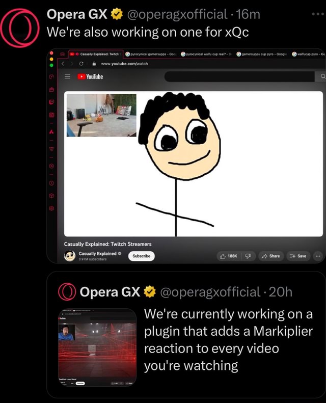 Even Opera GX knows what they are doing : r/lossedits