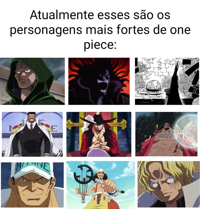 Quais são os personagens mais fortes de One Piece?