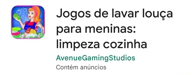 Jogos de lavar louça para meninas: limpeza cozinha Casual INSTALAR