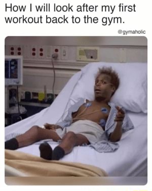 First workout back outlet at the gym