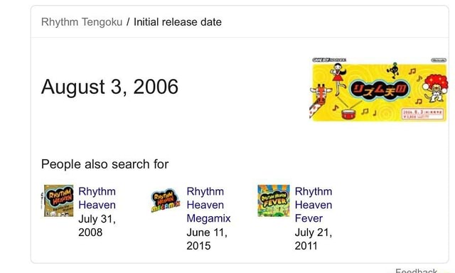 Rhythm Tengoku (2006)