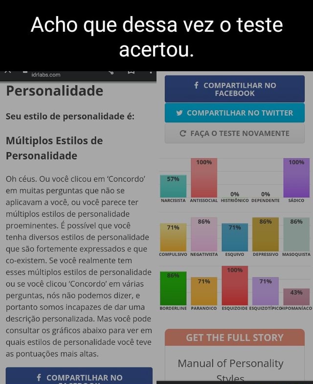 Multiplicação – Quiz e Testes de Personalidade