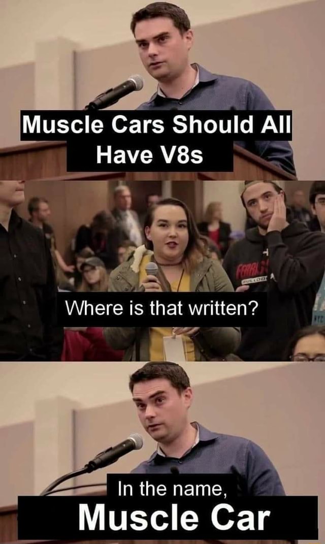 muscle car meme