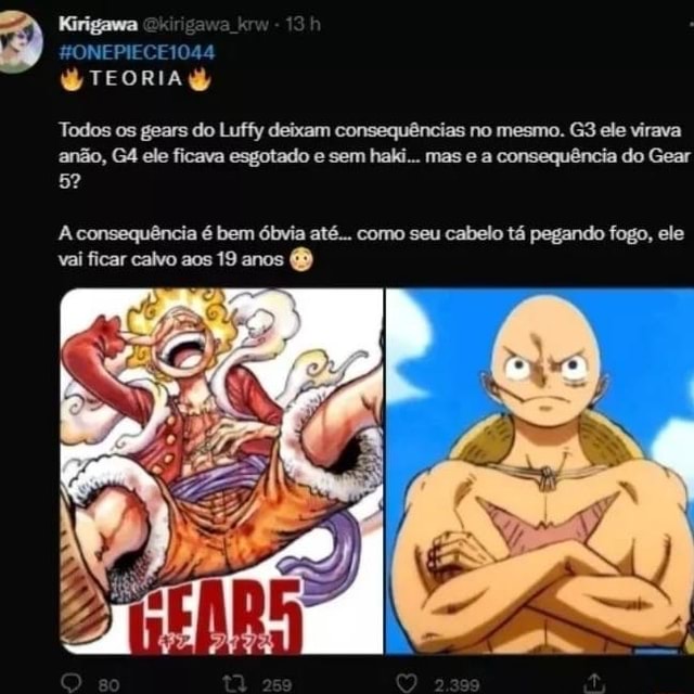 luffy calvo o mais forte 