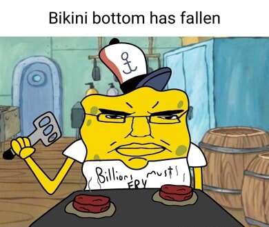 Bikini bottom has fallen iFunny Brazil