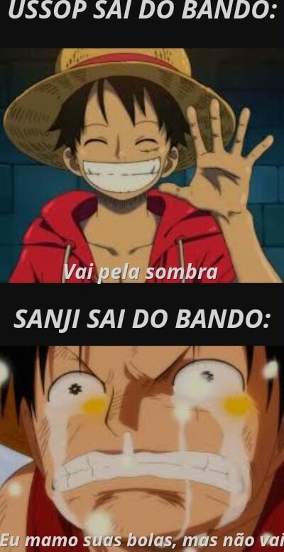 Por que o Sanji sai do bando?