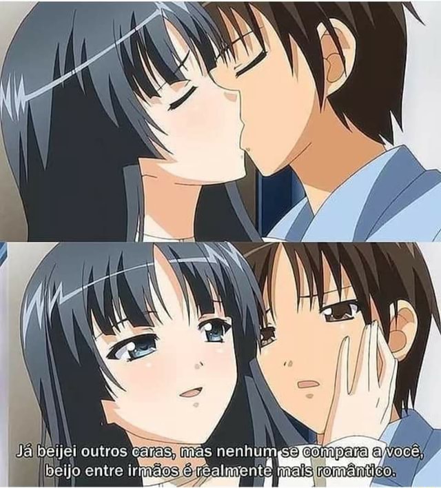 anime romantico beijo