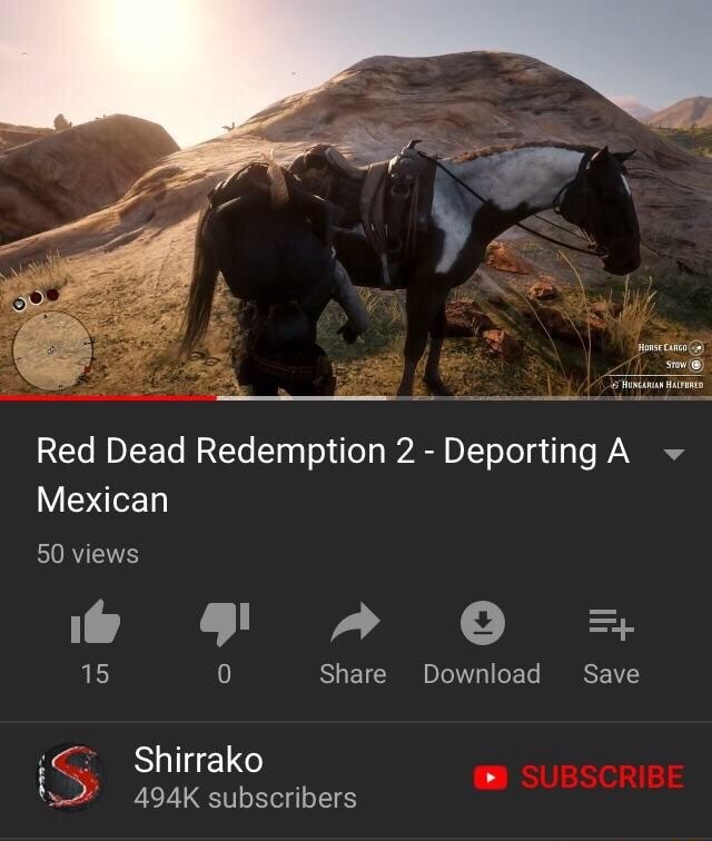 Red Dead Redemption 2 Deporting A V Mexican IFunny Brazil   F24c56081a23b543829427fdf185ac5a939209a63bd5ddb574456d278e3928a6 1 