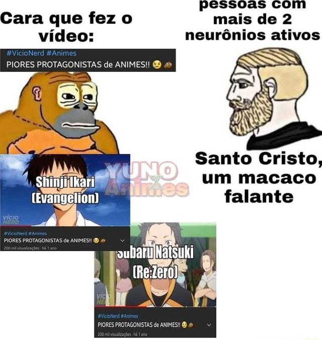 Há quanto tempo Personagem de anime falando portugues 1 - FÊ hora KANKE 70  mil visualizações há semana 70 mil pessoas: FOFO - iFunny Brazil