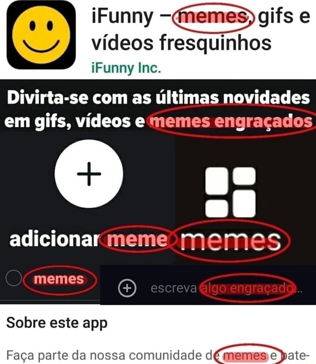 IFunny gifs e vídeos fresquinhos iFunny Inc. Divirta-se com as últimas ...