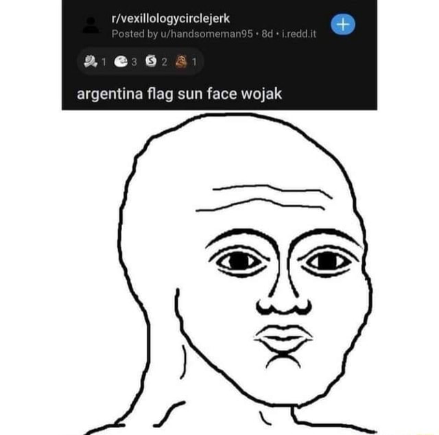 Argentina but Roblox Man Face : r/flags