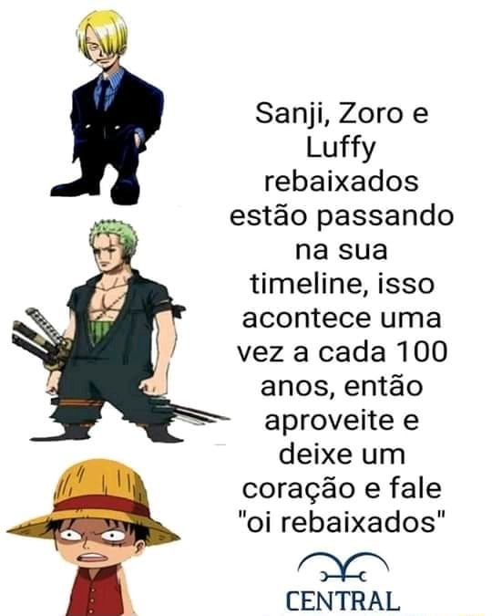 ZORO E SANJI REBAIXADOS 🤣 One Piece 