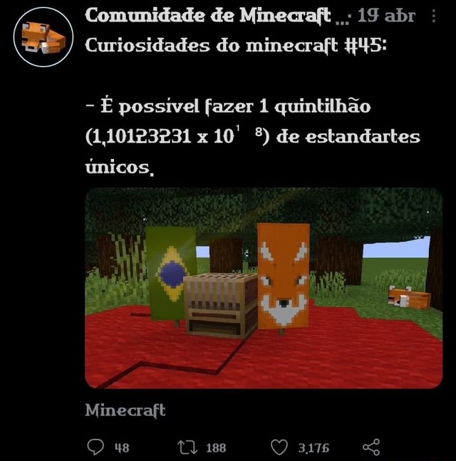 Comunidade de Minecraft on X: os dois memes do ano   / X