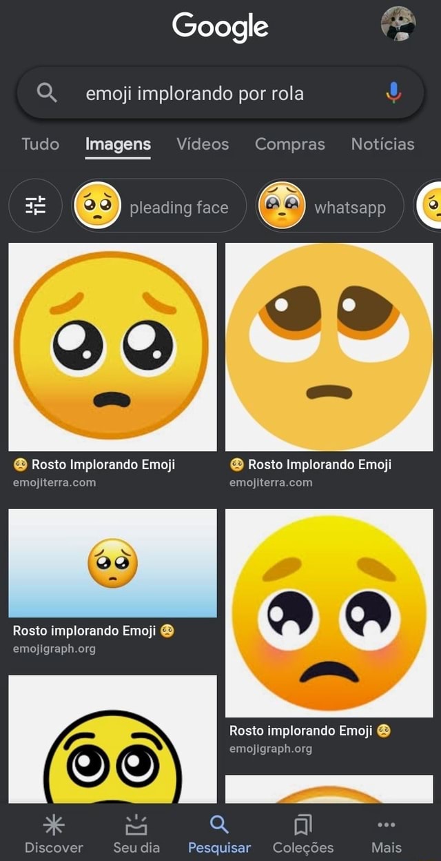 emoji implorando por pic