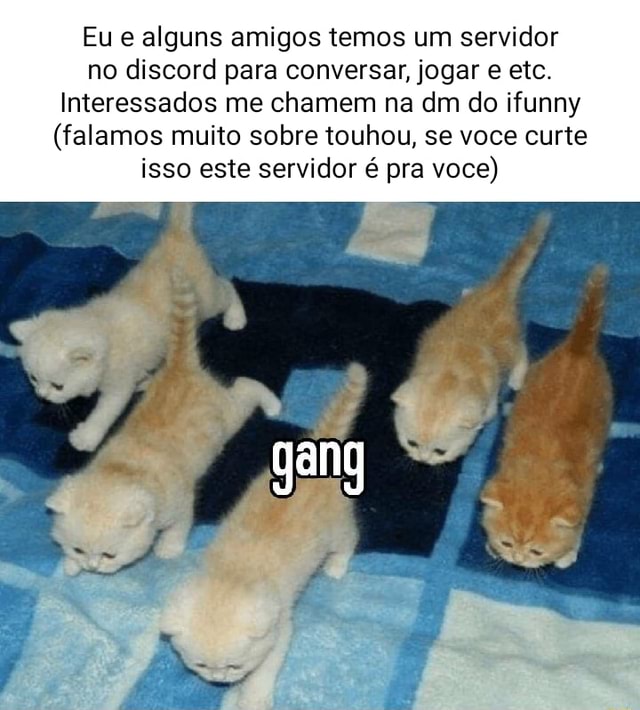 Alguns ifunnyers criaram um servidor no discord e eu gostaria que vocês  entrassem no servidor para