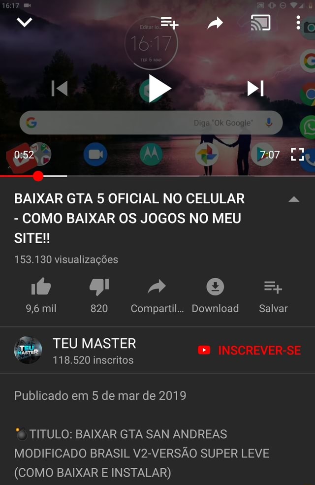 Como baixar GTA VIA no Android