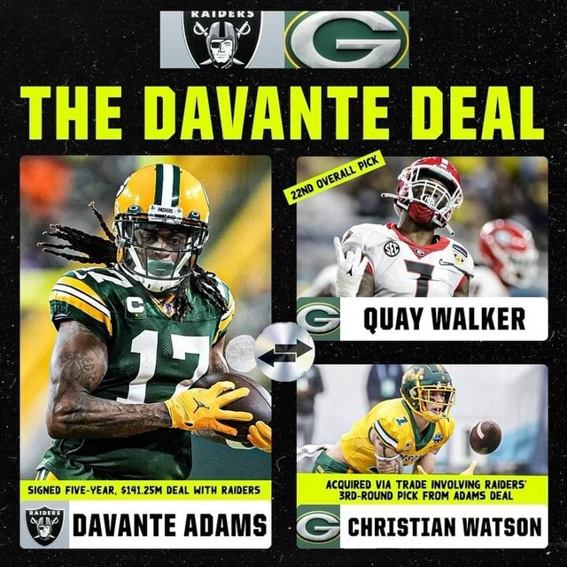 A Year Before Signing $141,250,000 Raiders Deal, Davante Adams Was