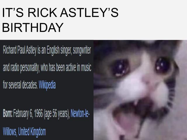 Rick Astley - Wikipedia