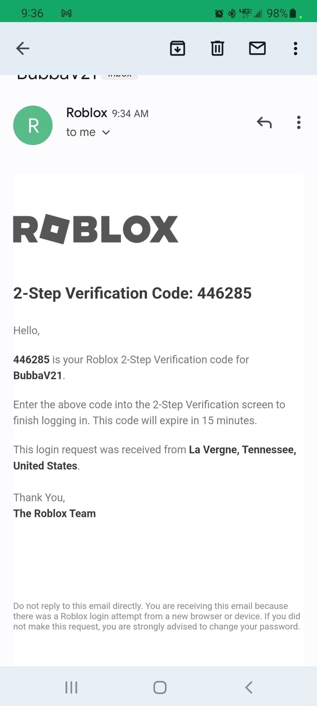 THIS IS YOUR REMINDER TO PUT 2 STEP VERIFICATION ON YOUR ROBLOX