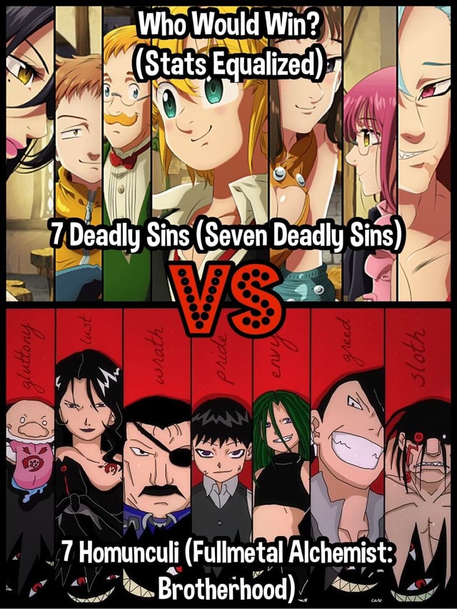 The Complexity of the Seven Sins in Fullmetal Alchemist: Brotherhood