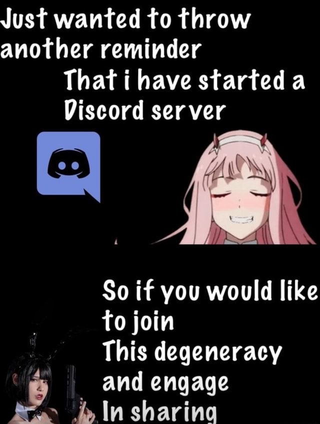 So I tried to invite my Discord friend to an Anime Server. :  r/ihadastroke