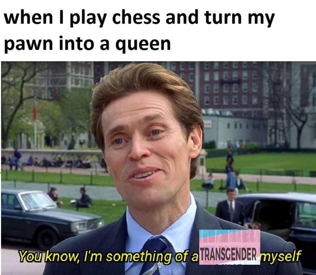 Oh Great, Now I Can't Play Chess Because I'm Trans