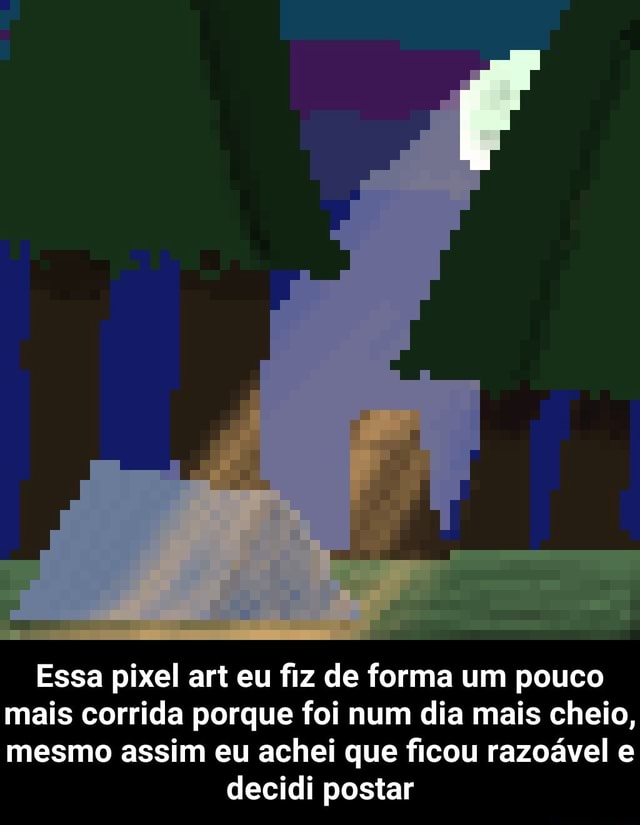 Tentando fazer pixel art até aprender Dia 2 boneco de palito - iFunny Brazil