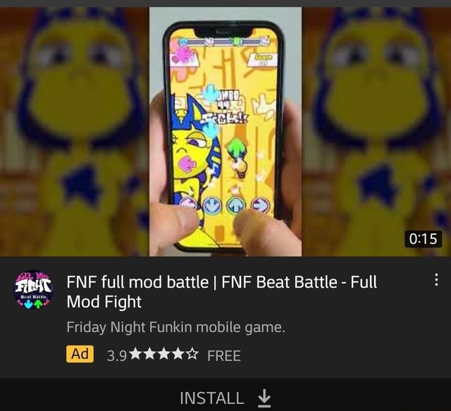 CV IES FINF full mod battle I FNF Beat Battle - Full Mod Fight Friday Night  Funkin mobile game. 3.9% FREE INSTALL - iFunny Brazil