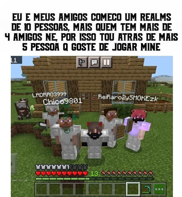 Pessoas normais jogando Í Tol bi Eu jogando Minecraft: - iFunny Brazil