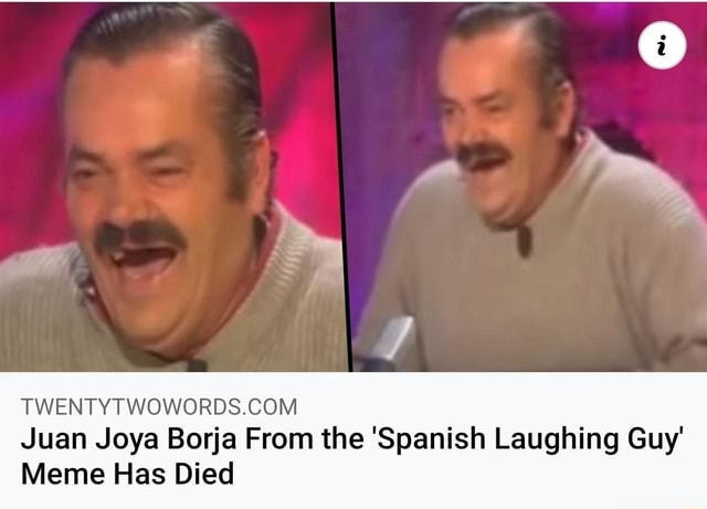 Press f to pay respect (rest in peace legend)(juan juya Borja)(the spanish  laughing Guy), Press F to Pay Respects
