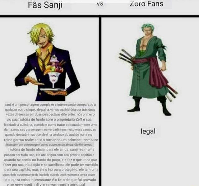 Fã do Zoro: Zoro sola O que o fã do Sandro imagina: SOLA - iFunny Brazil