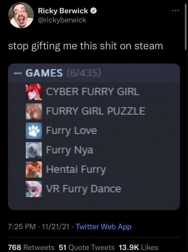 Furry Puzzle no Steam