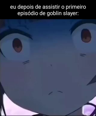 Goblin Slayer Brasil - Ai você é um Goblin e vai assistir o primeiro  episódio de Goblin Slayer.