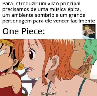 Por favor, assista sem piscar ou pestanejar! Narrador de Quemtá One Piece  assistindo vaiser muito - iFunny Brazil