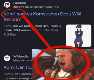 Komi Can't Communicate - Wikipedia