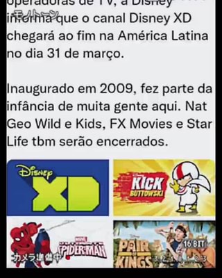 Disney encerra canais pagos Disney XD, Nat Geo Kids e mais; veja