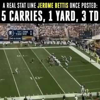 In 2004 Jerome Bettis put up this UNREAL stat line 