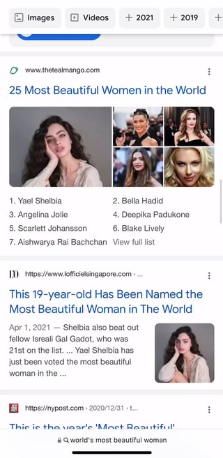 This 19-year-old Has Been Named the Most Beautiful Woman in The