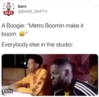 MetroBoomin and #ABoogie react to “Metro Boomin Make It Boom